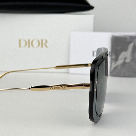 BRAND NEW Dior ULTRADIOR MU B0B0 Gold Blue Unisex Mask Sunglasses - Picture 4 of 12